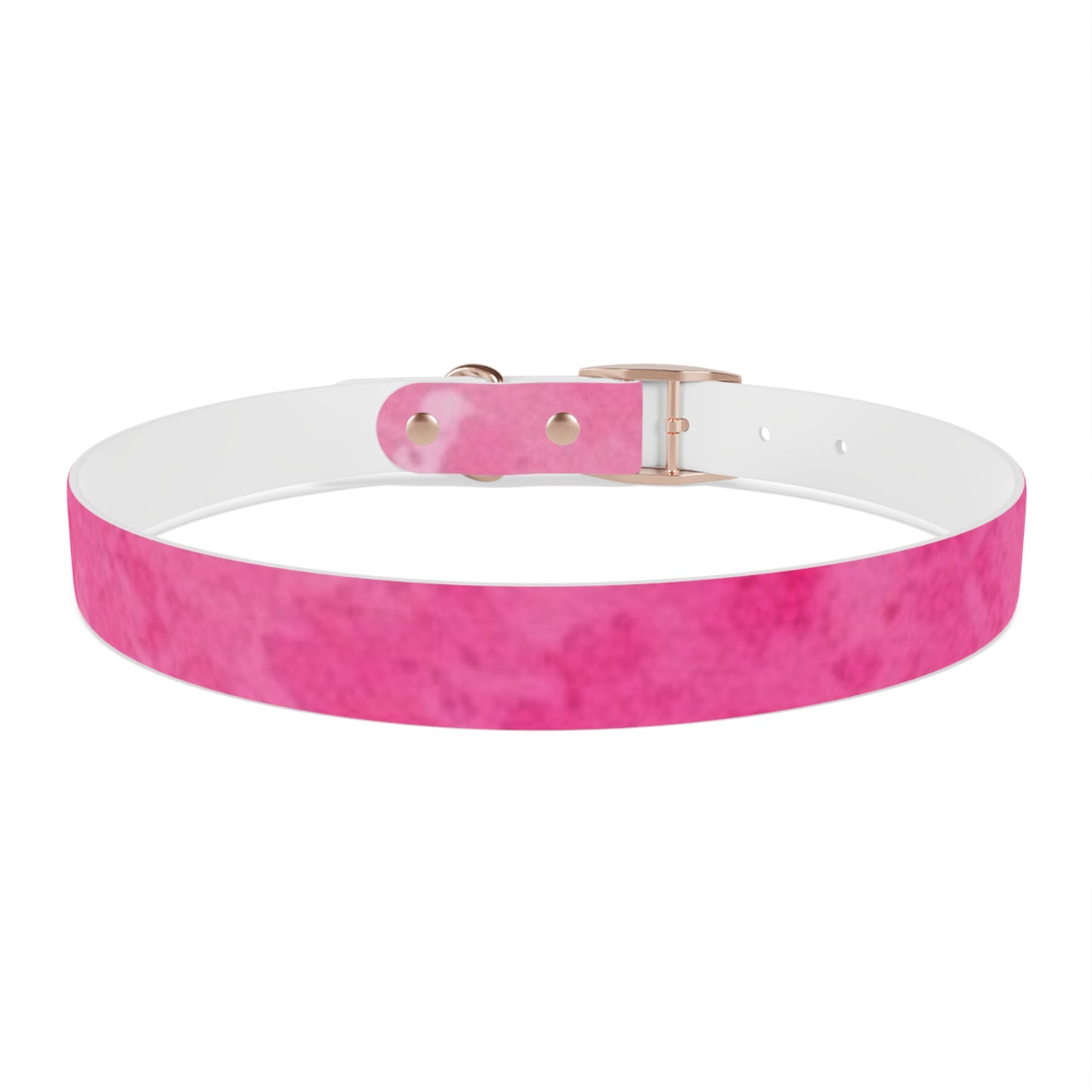 Custom Pink Dog Collar - Stylish Pet Accessory for Fashionable Dog Lovers