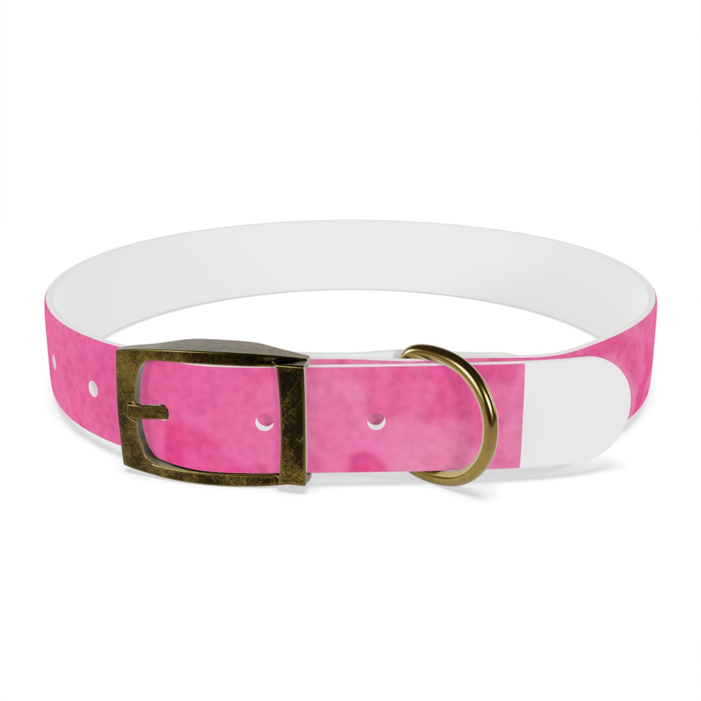 Custom Pink Dog Collar - Stylish Pet Accessory for Fashionable Dog Lovers