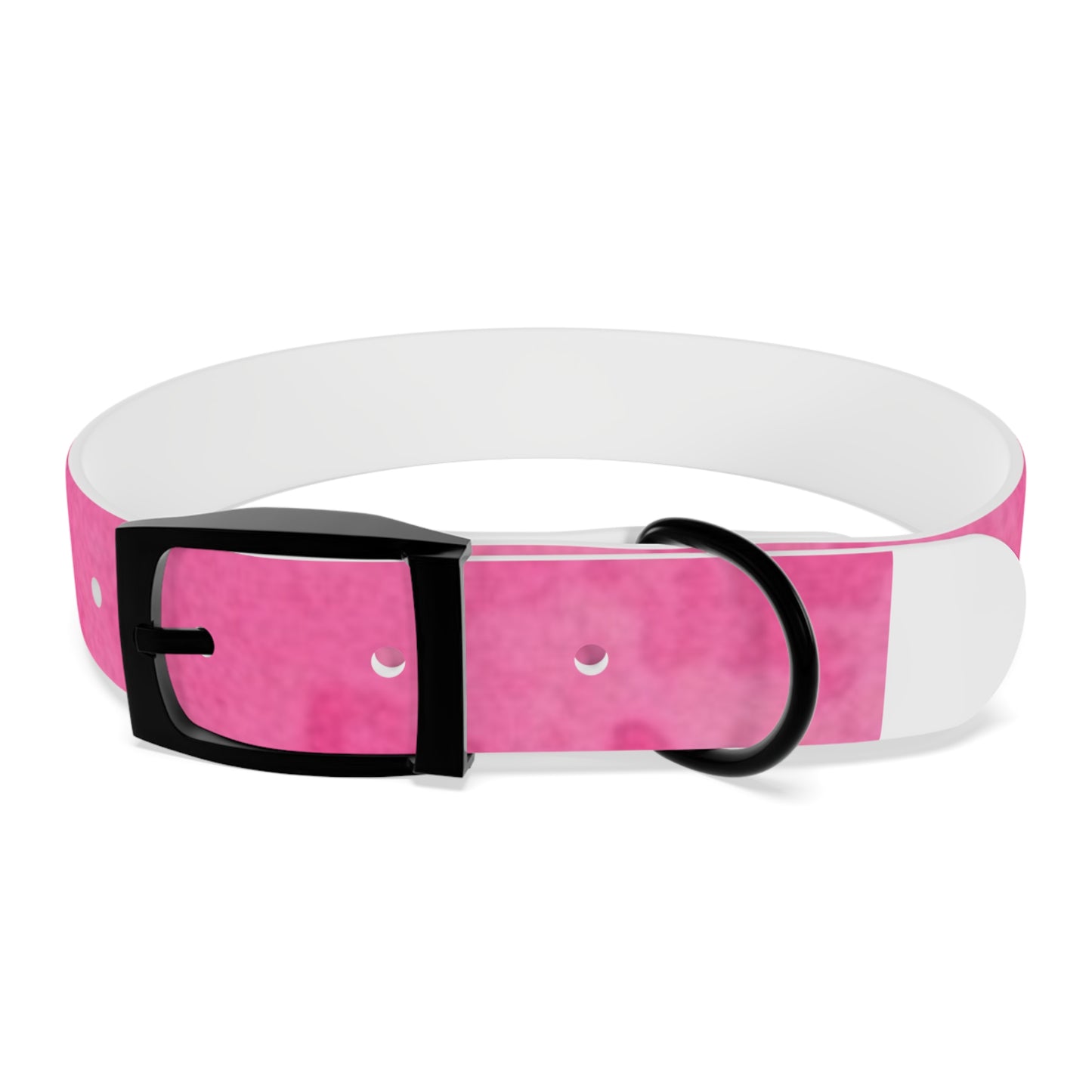 Custom Pink Dog Collar - Stylish Pet Accessory for Fashionable Dog Lovers