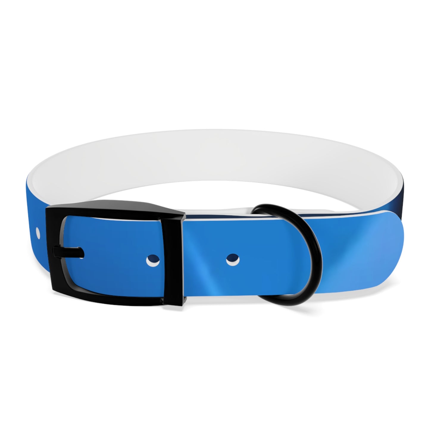 Dog Collar - Blue Smoke Design