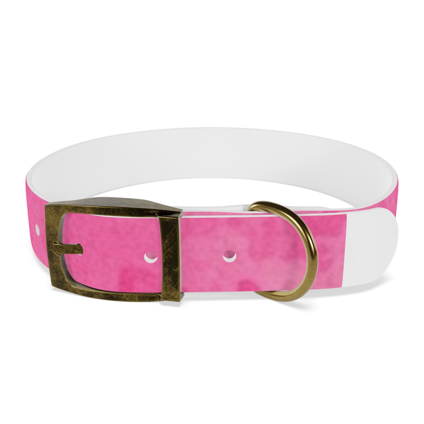 Custom Pink Dog Collar - Stylish Pet Accessory for Fashionable Dog Lovers
