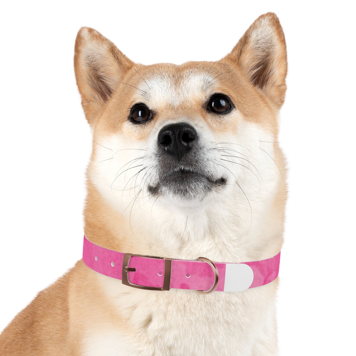 Custom Pink Dog Collar - Stylish Pet Accessory for Fashionable Dog Lovers