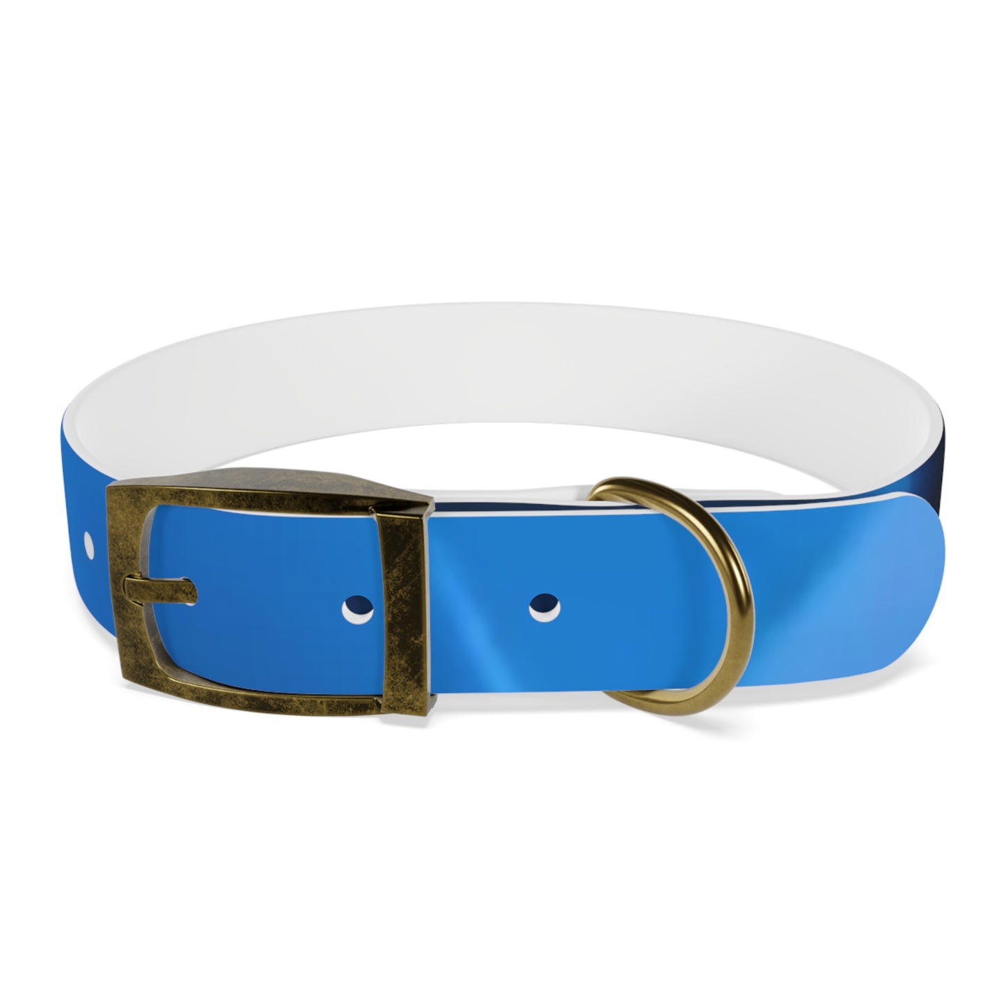 Dog Collar - Blue Smoke Design