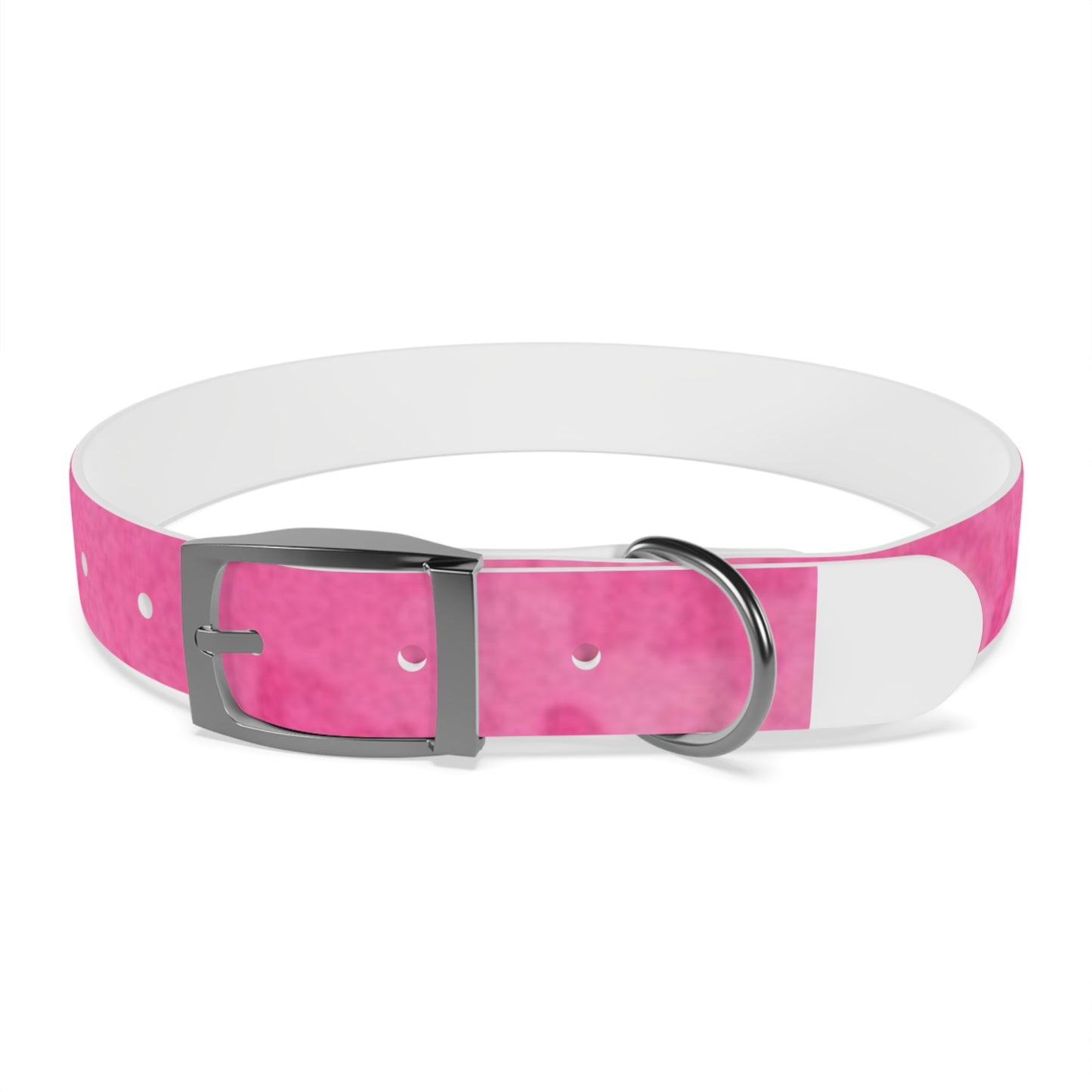 Custom Pink Dog Collar - Stylish Pet Accessory for Fashionable Dog Lovers
