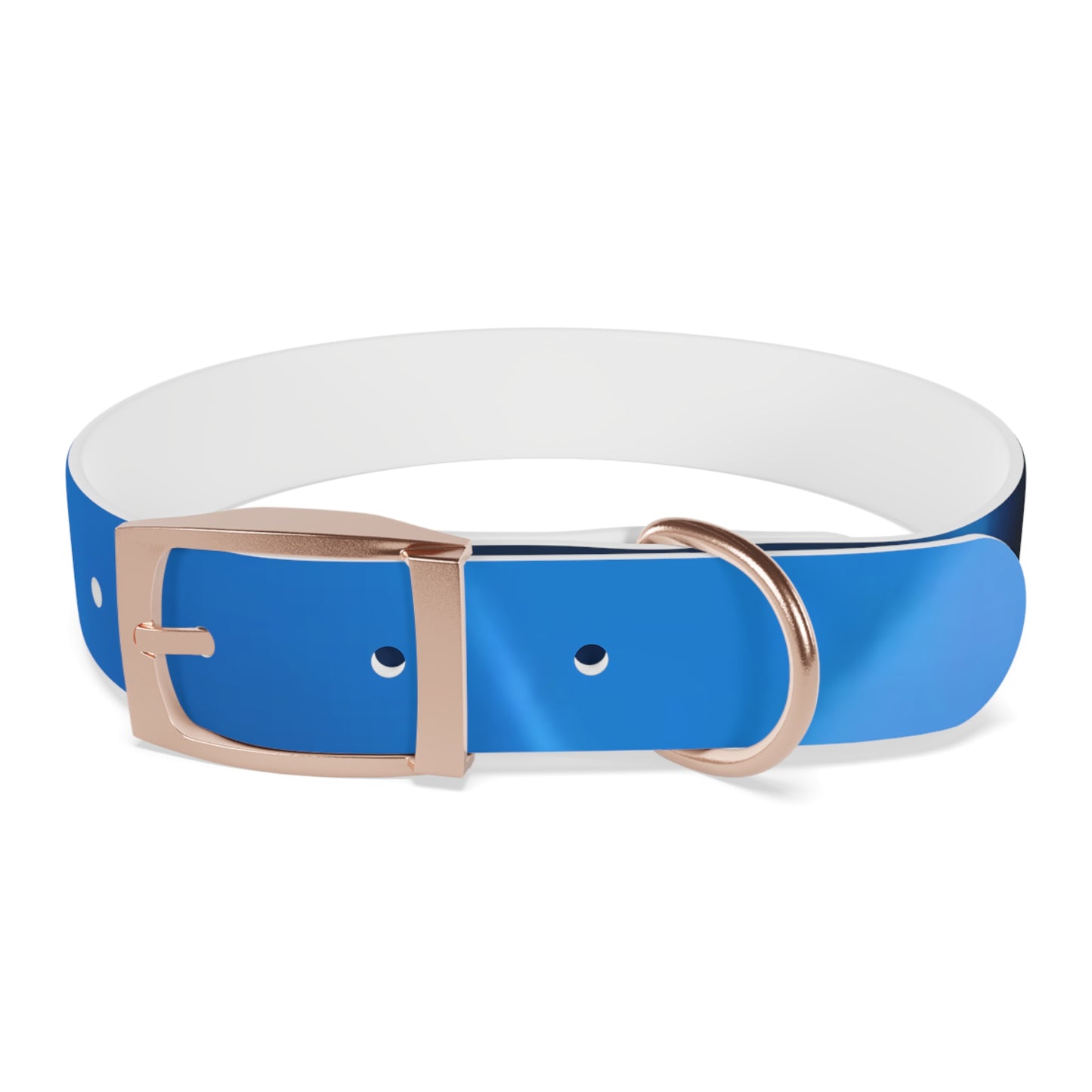 Dog Collar - Blue Smoke Design