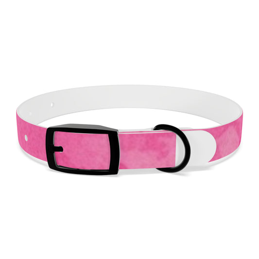 Custom Pink Dog Collar - Stylish Pet Accessory for Fashionable Dog Lovers